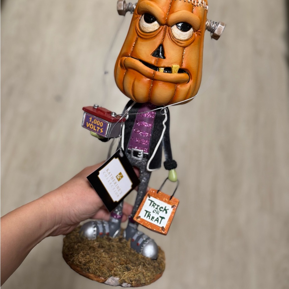 Katherine's Collection Orange and Purple Frankenstein Figurine